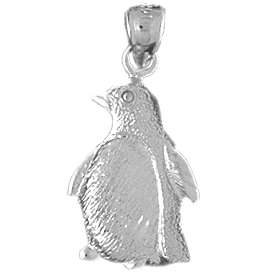 Sterling Silver Penguin Pendant