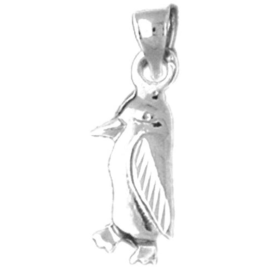 Sterling Silver Penguin Pendant