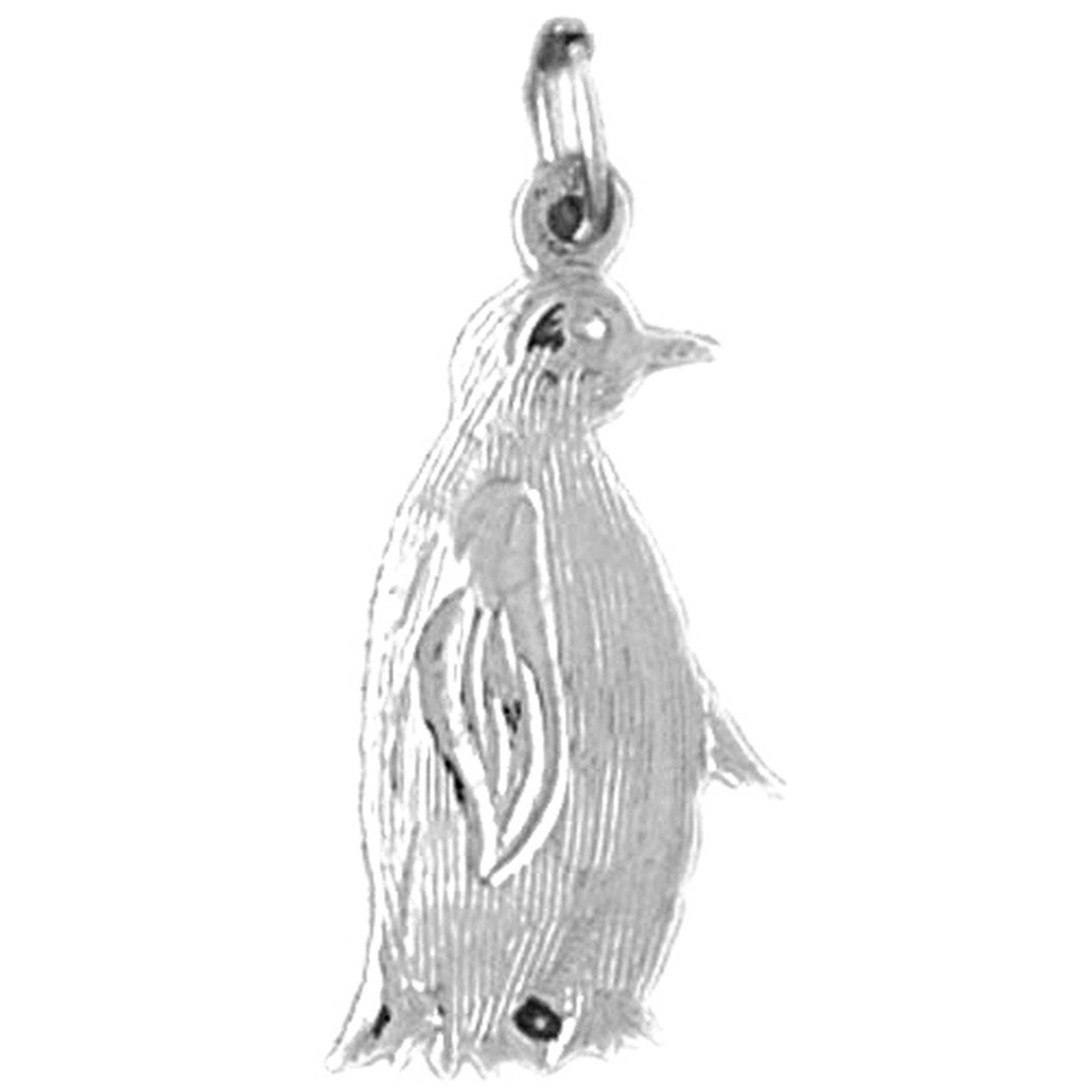 Sterling Silver Penguin Pendant