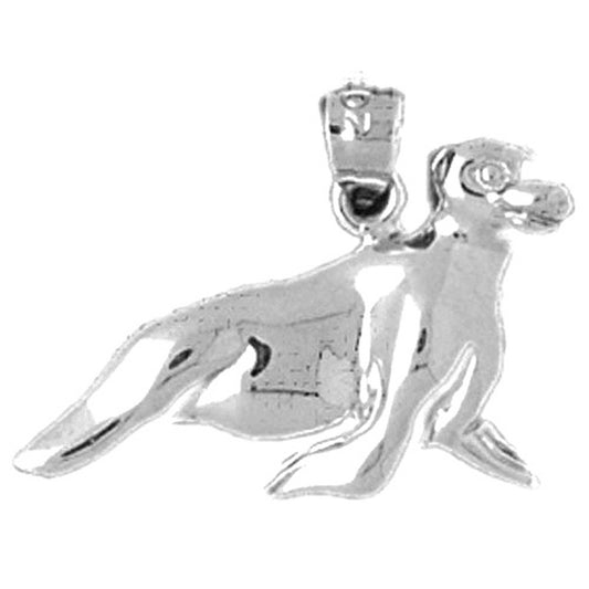 Sterling Silver Seal Pendant