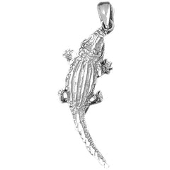 Sterling Silver Aligator Pendant
