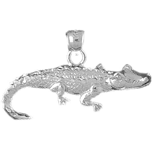 Sterling Silver Lizard Pendant