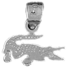 Sterling Silver Aligator Pendant