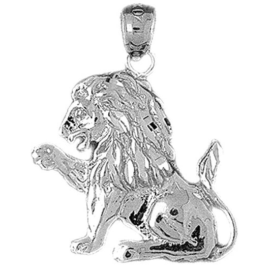 Sterling Silver Lion Pendant