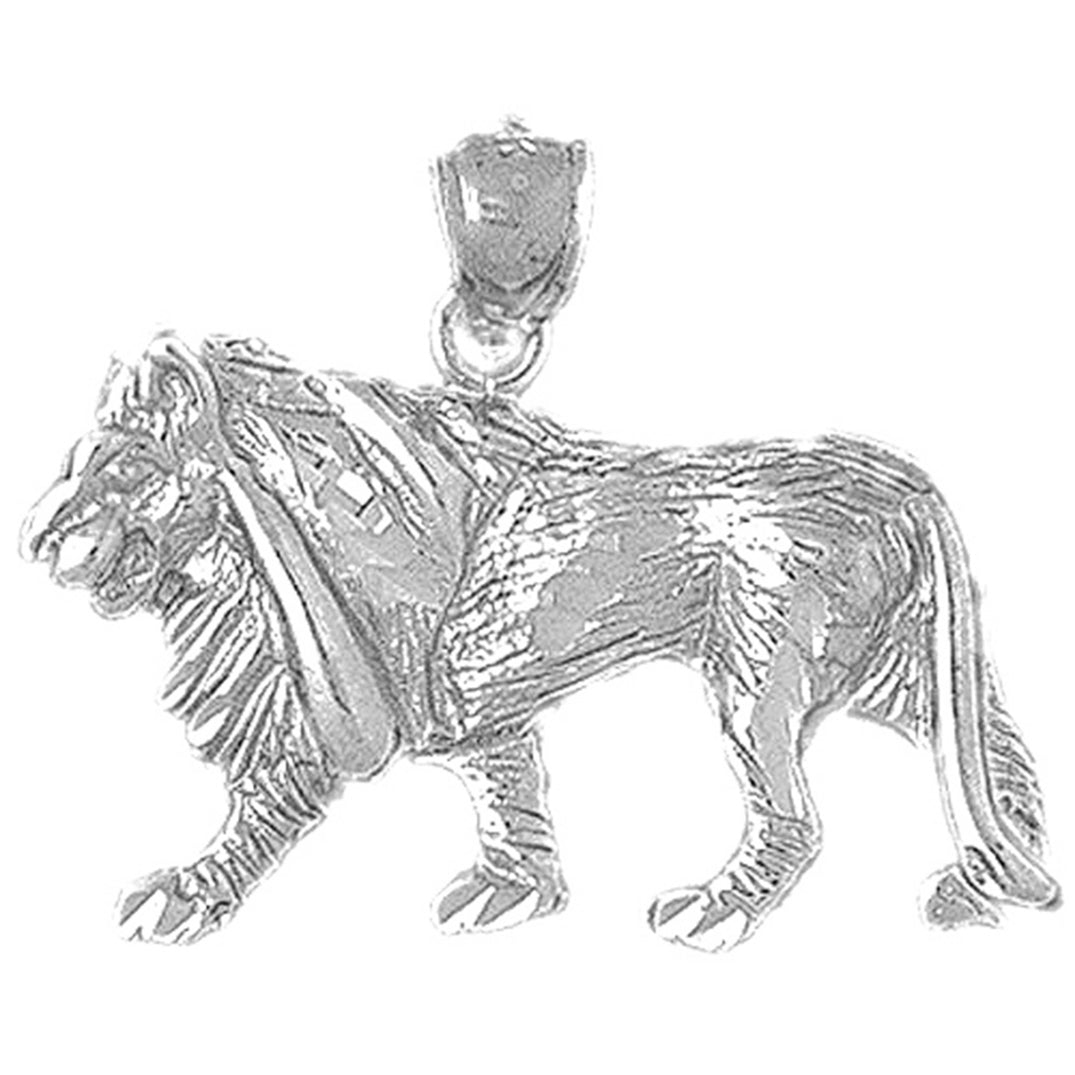 Sterling Silver Lion Pendant