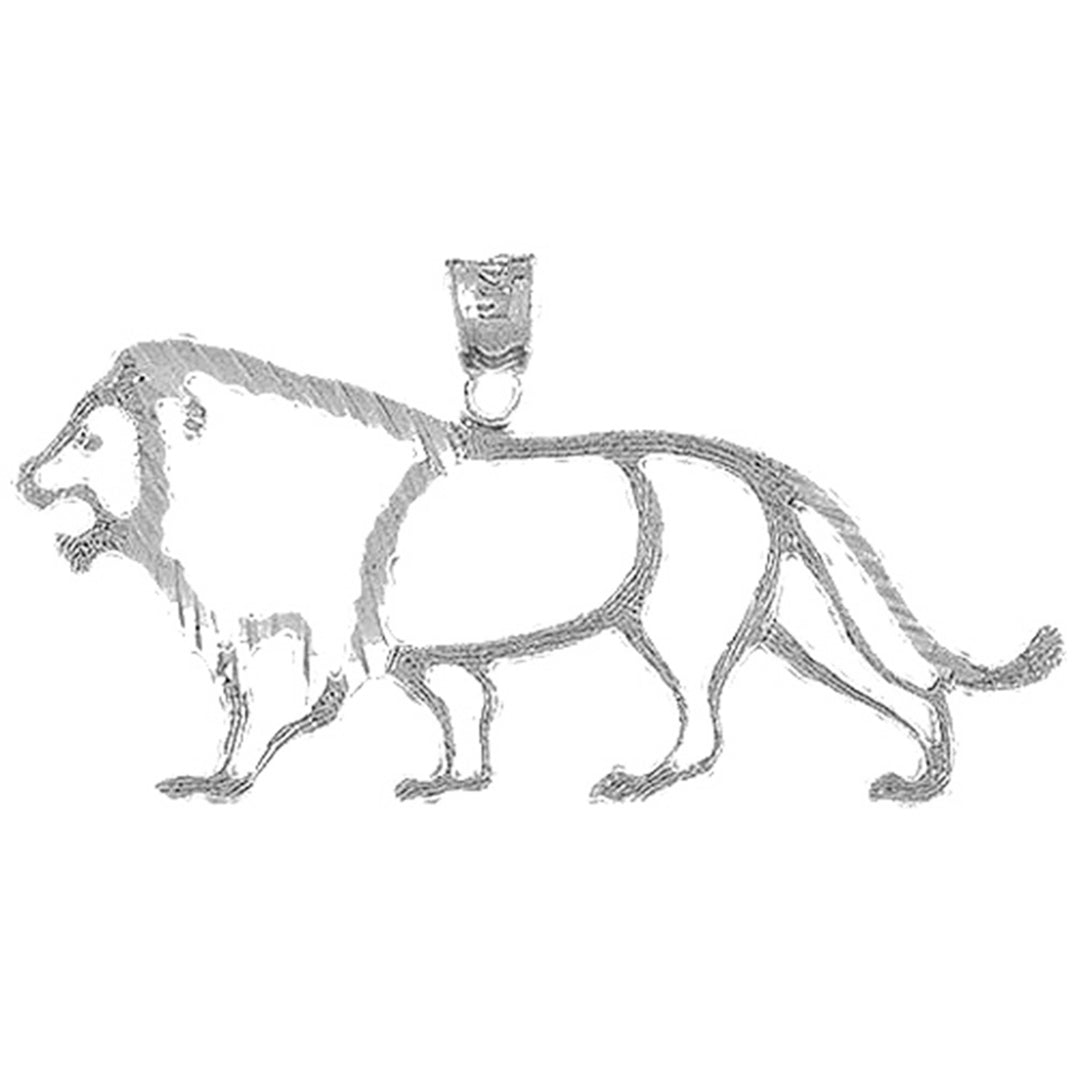 Sterling Silver Lion Pendant