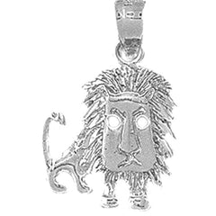 Sterling Silver Lion Pendant