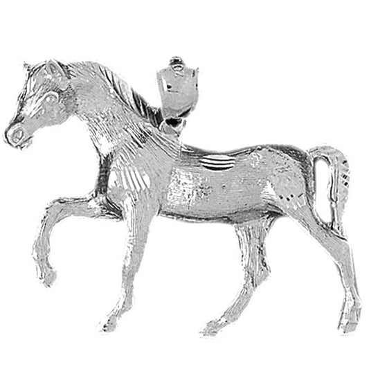 Sterling Silver Horse Pendant