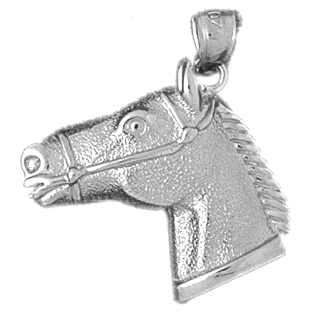 Sterling Silver Horse Head Pendant
