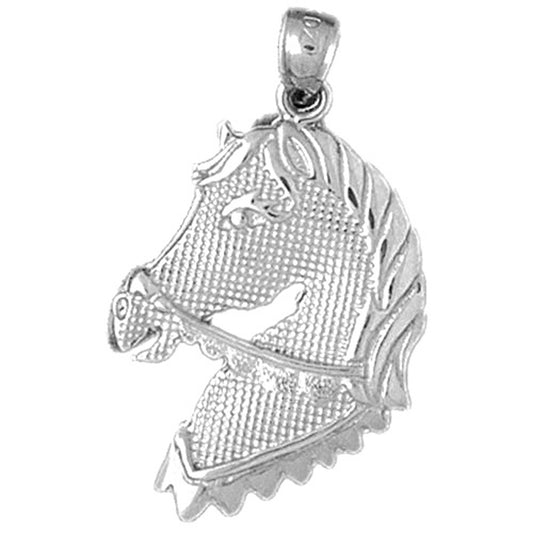 Sterling Silver Horse Head Pendant
