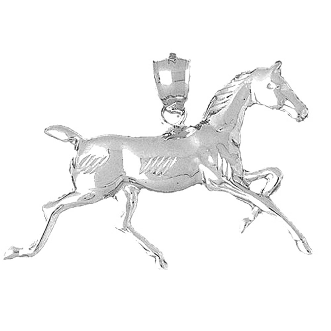 Sterling Silver Horse Pendant