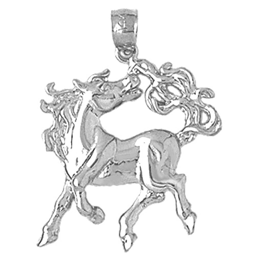 Sterling Silver Horse Pendant