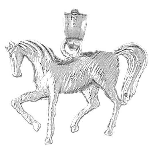 Sterling Silver Horse Pendant