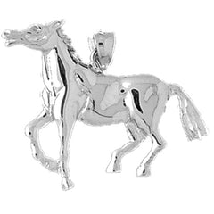Sterling Silver Horse Pendant