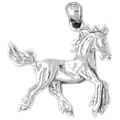 Sterling Silver Horse Pendant