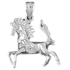 Sterling Silver Horse Pendant