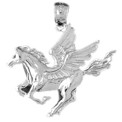 Sterling Silver Pegasus Pendant