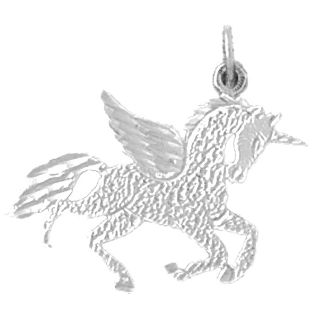 Sterling Silver Pegasus Pendant