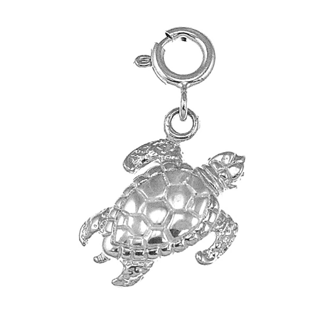 Sterling Silver Turtle Pendant