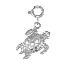 Sterling Silver Turtle Pendant