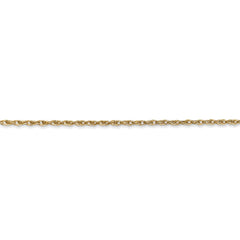 18K Yellow Gold 1.3mm Baby Rope Chain