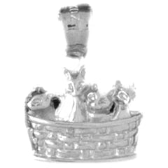 Sterling Silver Cat Pendant