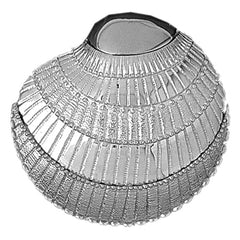 Muschelanhänger aus Sterlingsilber (rhodiniert oder gelbvergoldet)