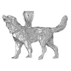 Sterling Silver Dog Pendant