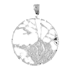 Sterling Silver Racoon Pendant