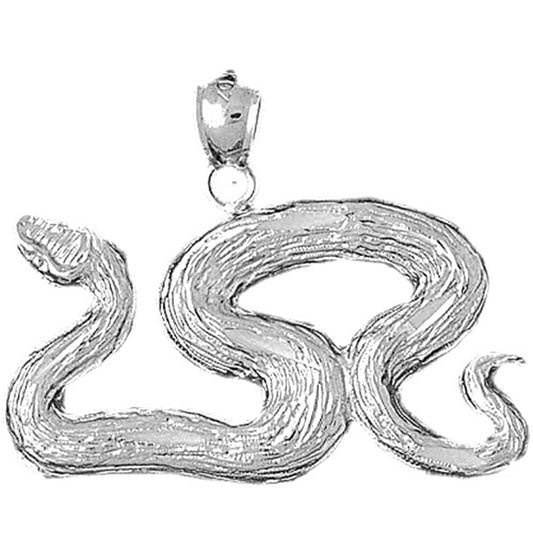 Sterling Silver Snake Pendant