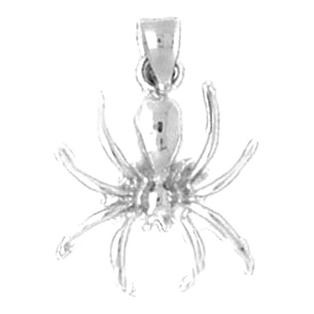 Sterling Silver Spider Pendant