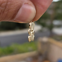 Sterling Silver Teddy Bear Pendant (Rhodium or Yellow Gold-plated)