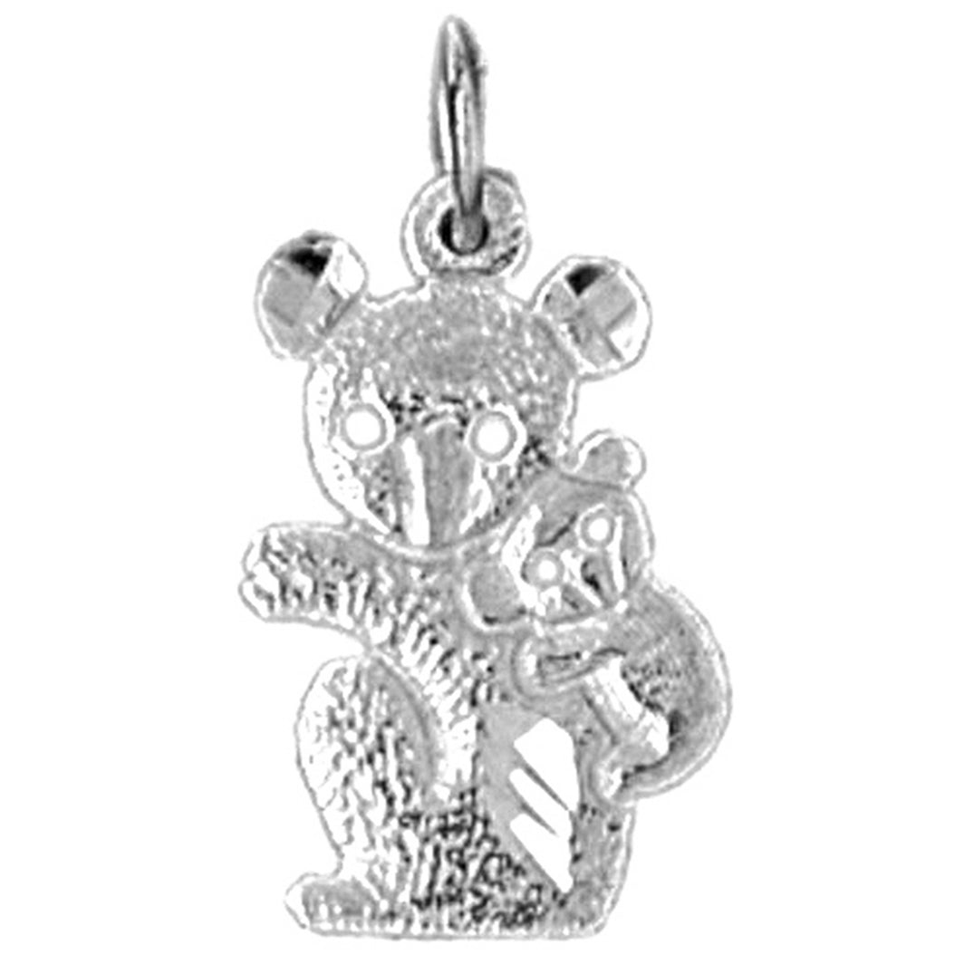 Sterling Silver Koala Bear Pendant