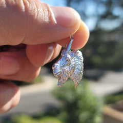 Sterling Silver Goat Pendant (Rhodium or Yellow Gold-plated)