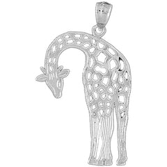 Sterling Silver Giraffe Pendant