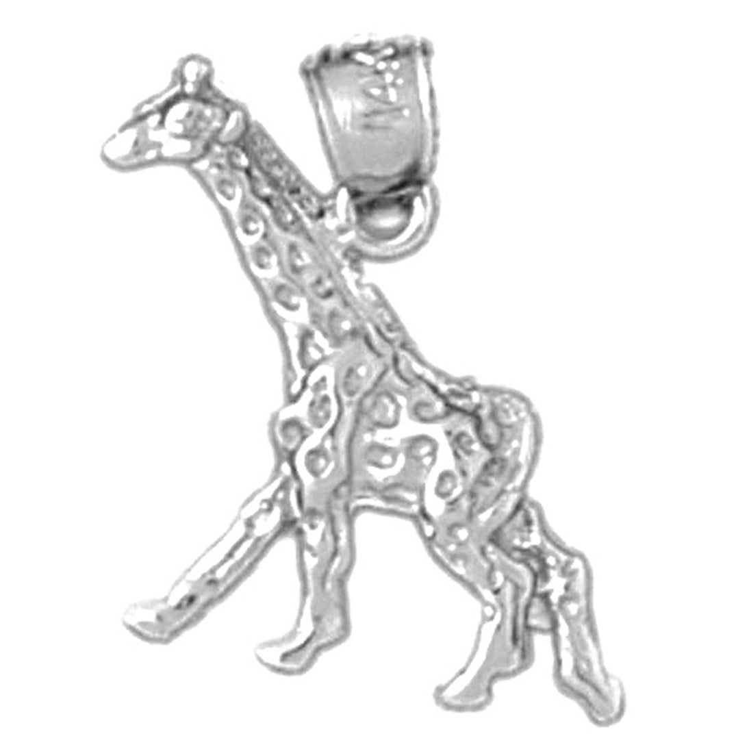 Sterling Silver Giraffe Pendant