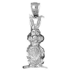 Sterling Silver Rabbit Pendant