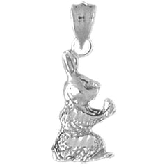 Sterling Silver Rabbit Pendant