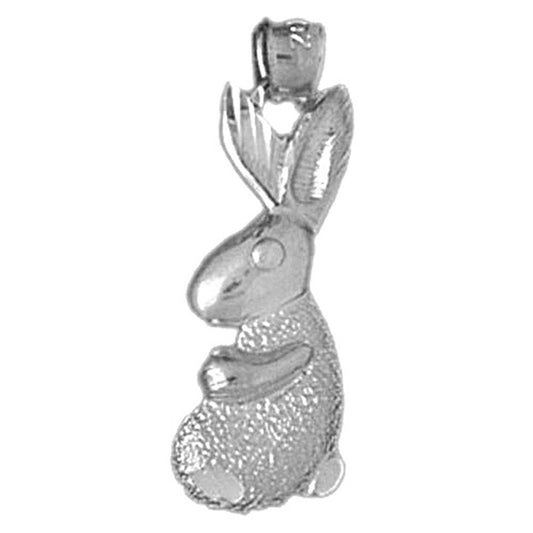 Sterling Silver Rabbit Pendant
