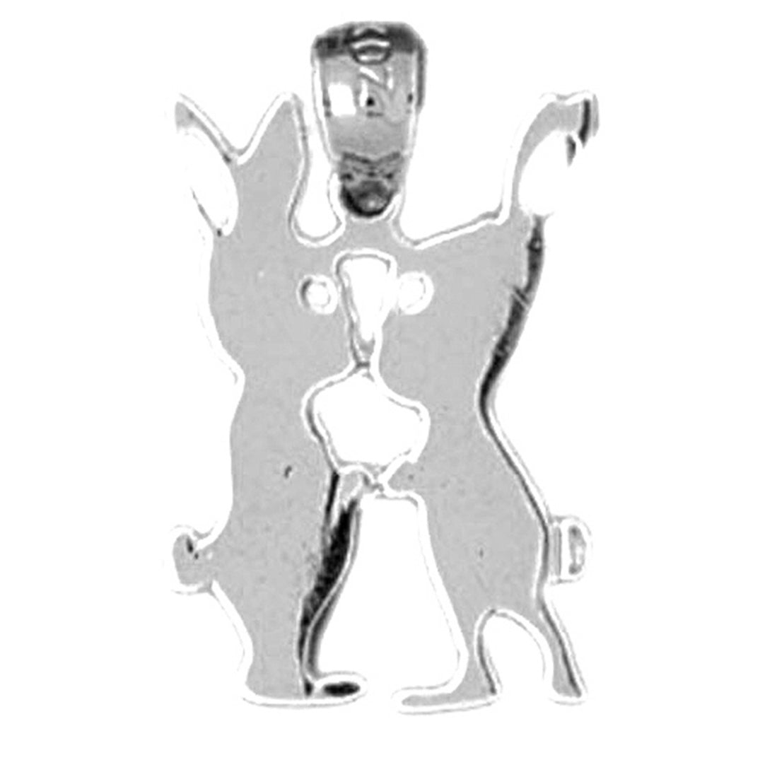 Sterling Silver Rabbit Pendant