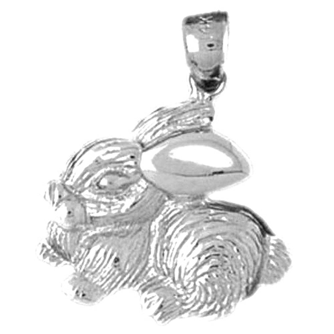 Sterling Silver Rabbit Pendant