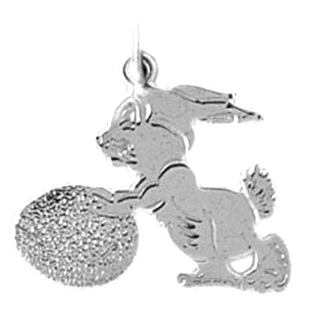 Sterling Silver Rabbit Pendant