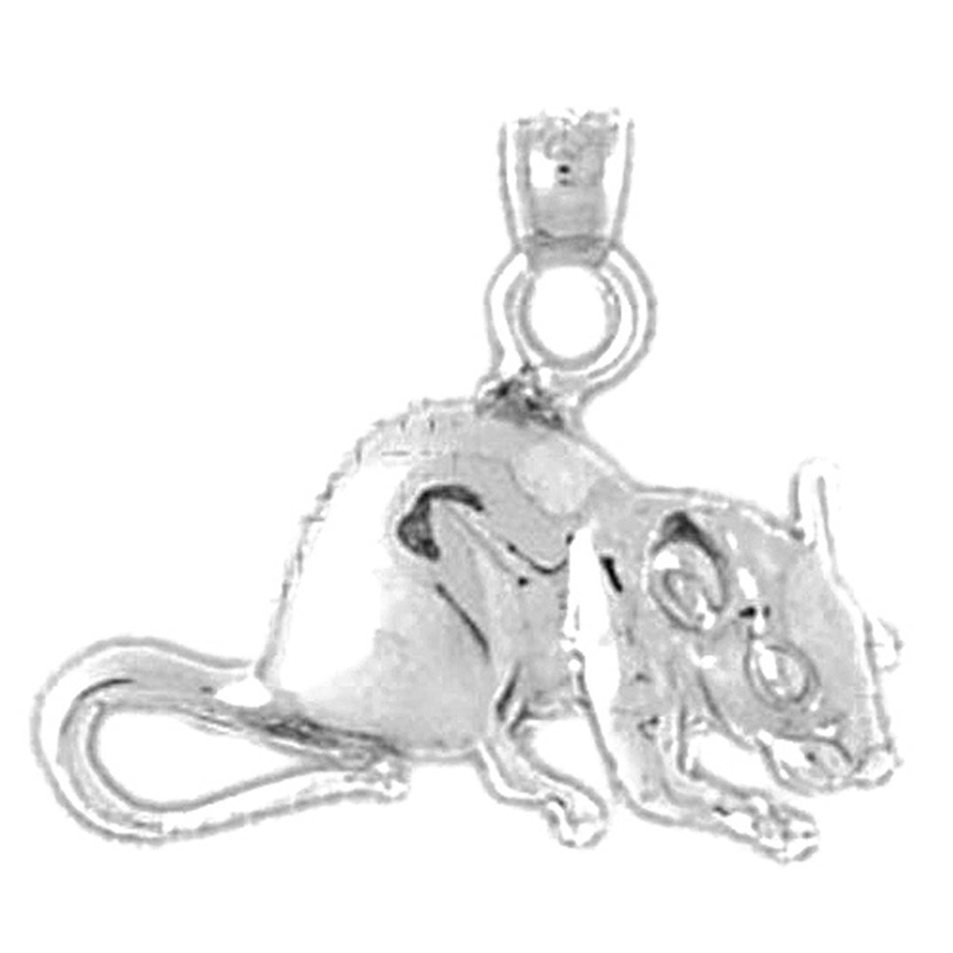 Sterling Silver Mouse Pendant
