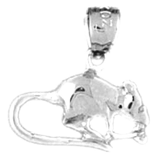 Sterling Silver Mouse Pendant