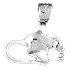 Sterling Silver Mouse Pendant