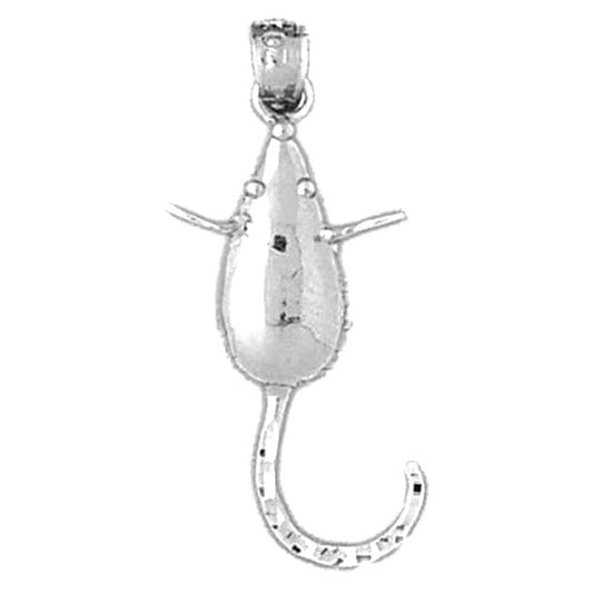 Sterling Silver Mouse Pendant