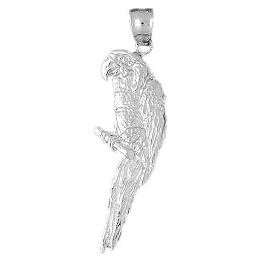Sterling Silver Parrot Pendant