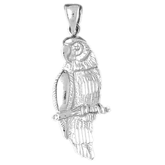 Sterling Silver Parrot Pendant