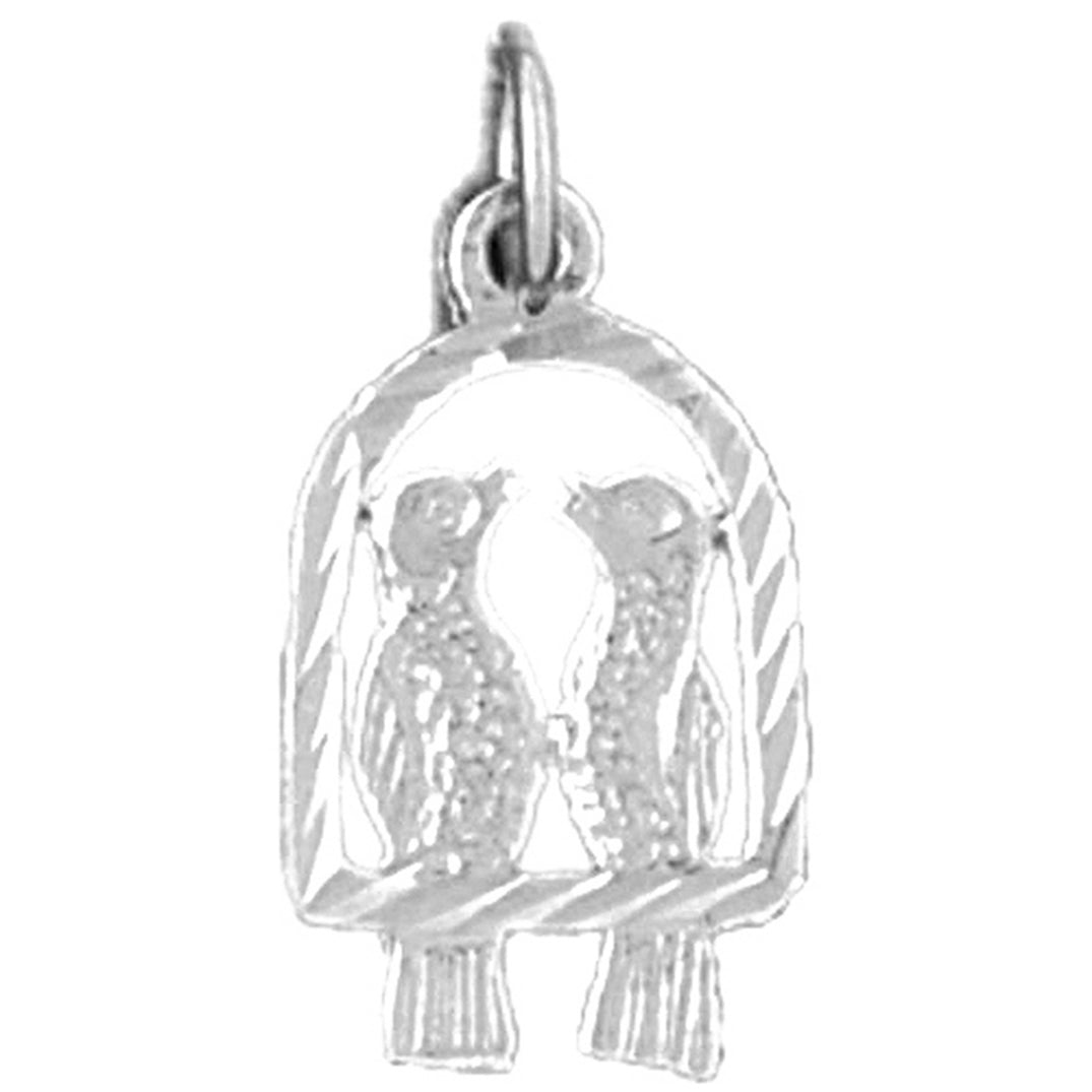 Sterling Silver Parrot Pendant