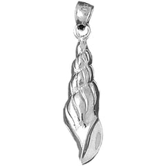 Sterling Silver Conch Shell Pendant